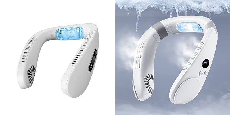 AC Neck Fans for Personal Cooling and Heat Relief