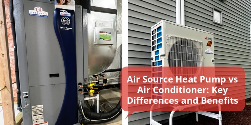 air source heat pump vs air conditioner