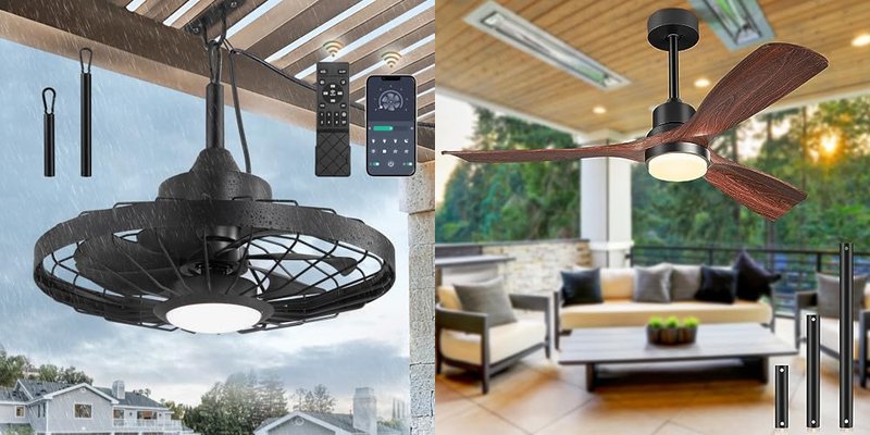 Outdoor Ceiling Fans for Patio Spaces