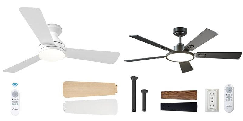 Ceiling Fans With Light and Remote Control for Modern Homes