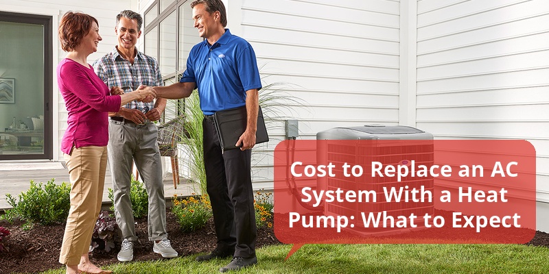 cost to replace ac with heat pump