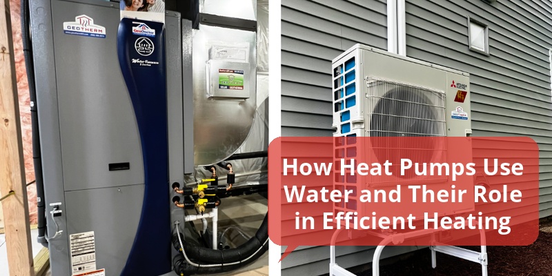 does a heat pump use water