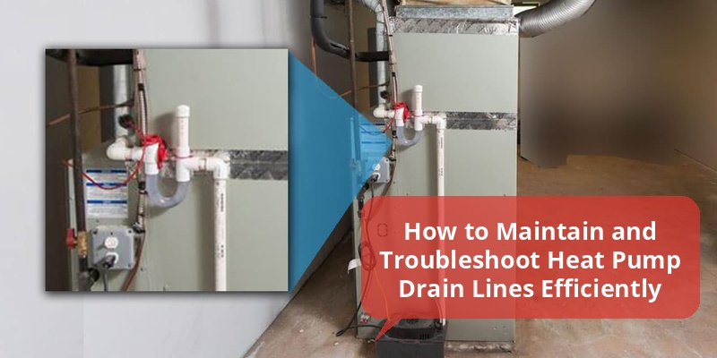 heat pump drain line
