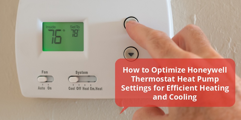 honeywell thermostat heat pump settings