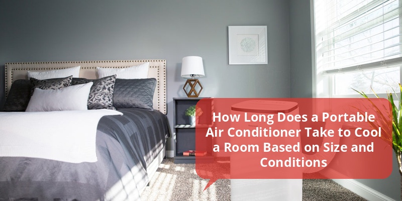 how long does a portable air conditioner take to cool a room