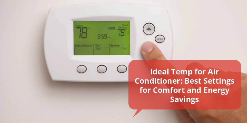 ideal temp for air conditioner