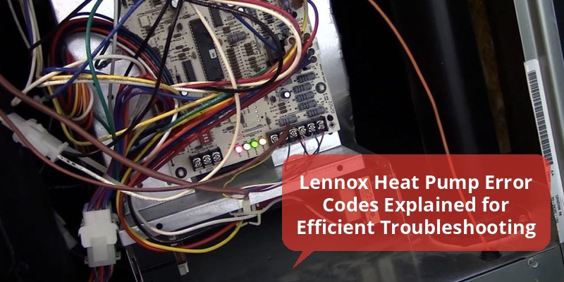lennox heat pump error codes