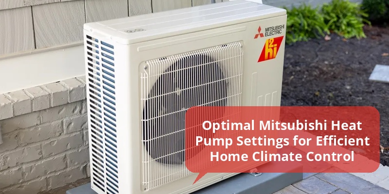 mitsubishi heat pump settings
