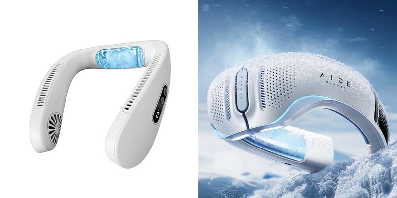Neck Fan Air Conditioners for Personal Cooling