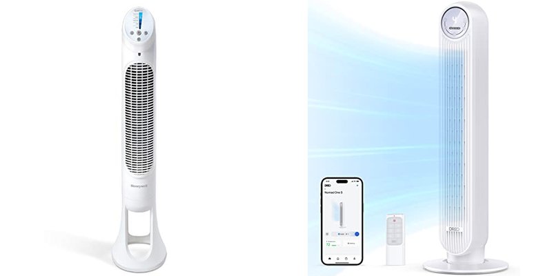 Tower Fans for White Noise and Peaceful Sleep