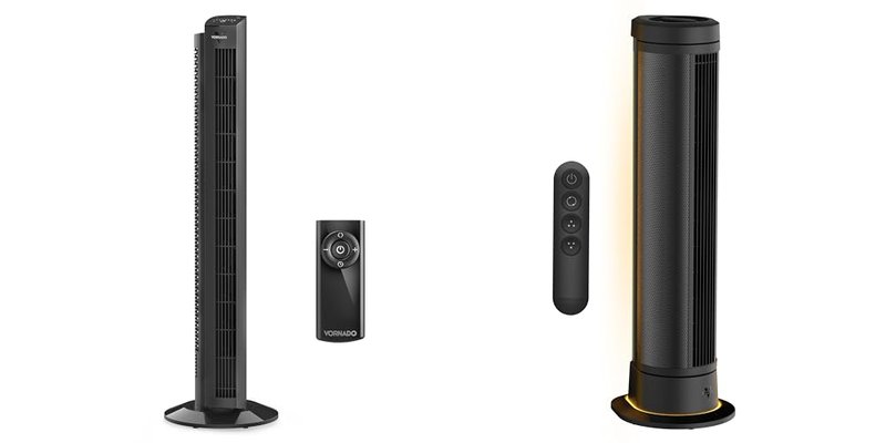 Vornado Tower Fans for Powerful Whole Room Air Circulation